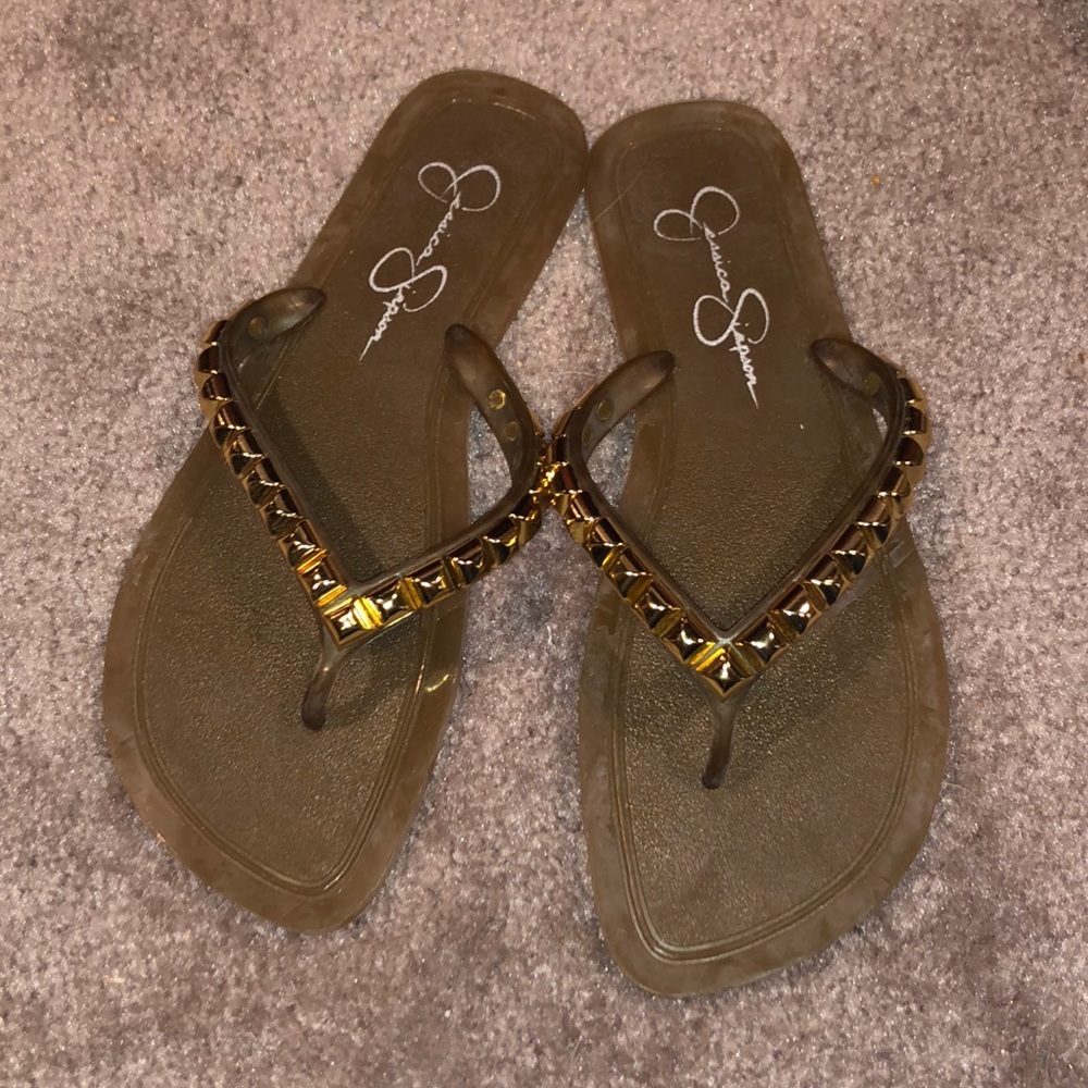 Jessica Simpson Thongs Flip flops Sz 5.5 - 6